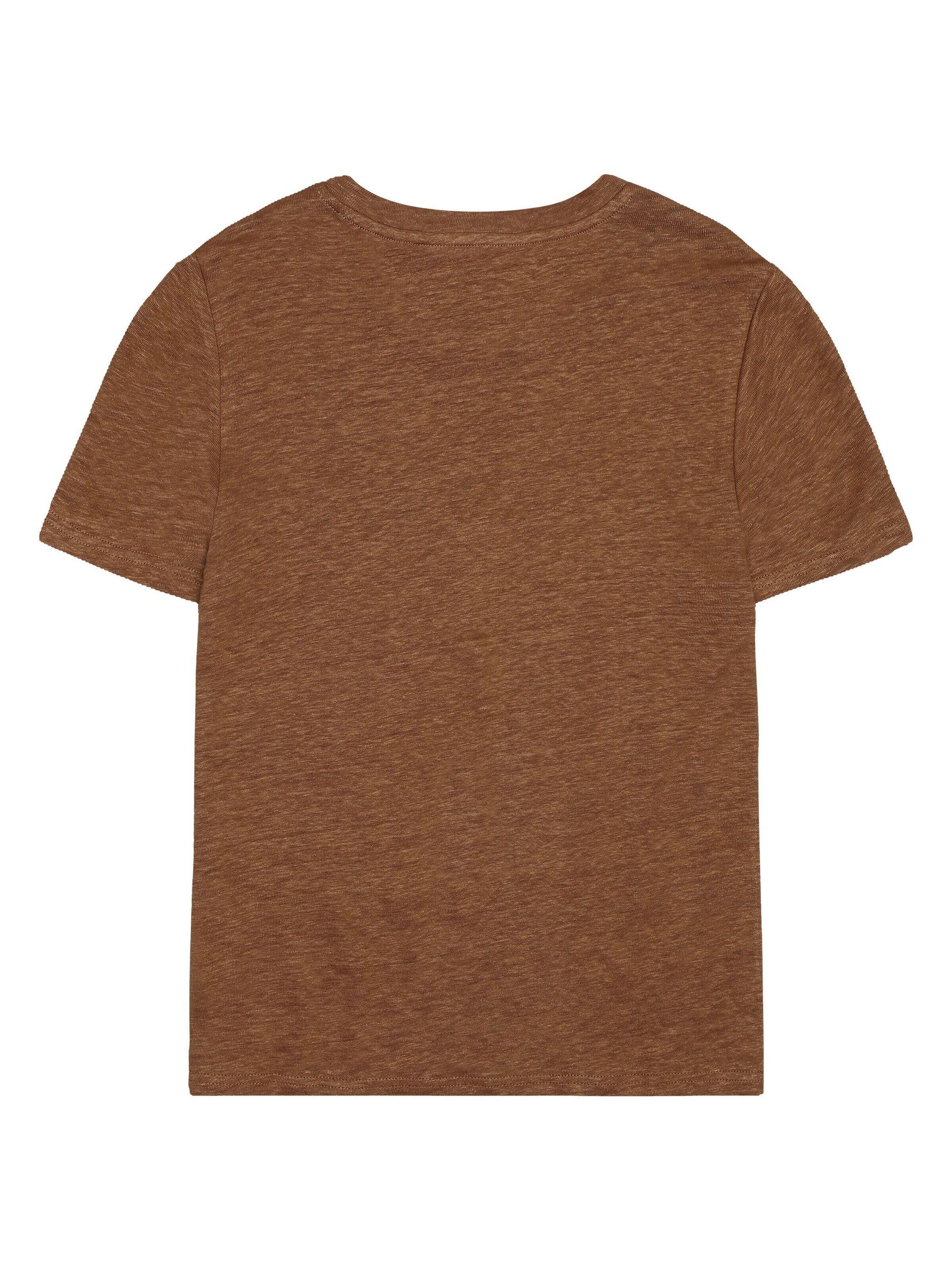 T-Shirt aus Leinen - 1019 Tuffet - Braun