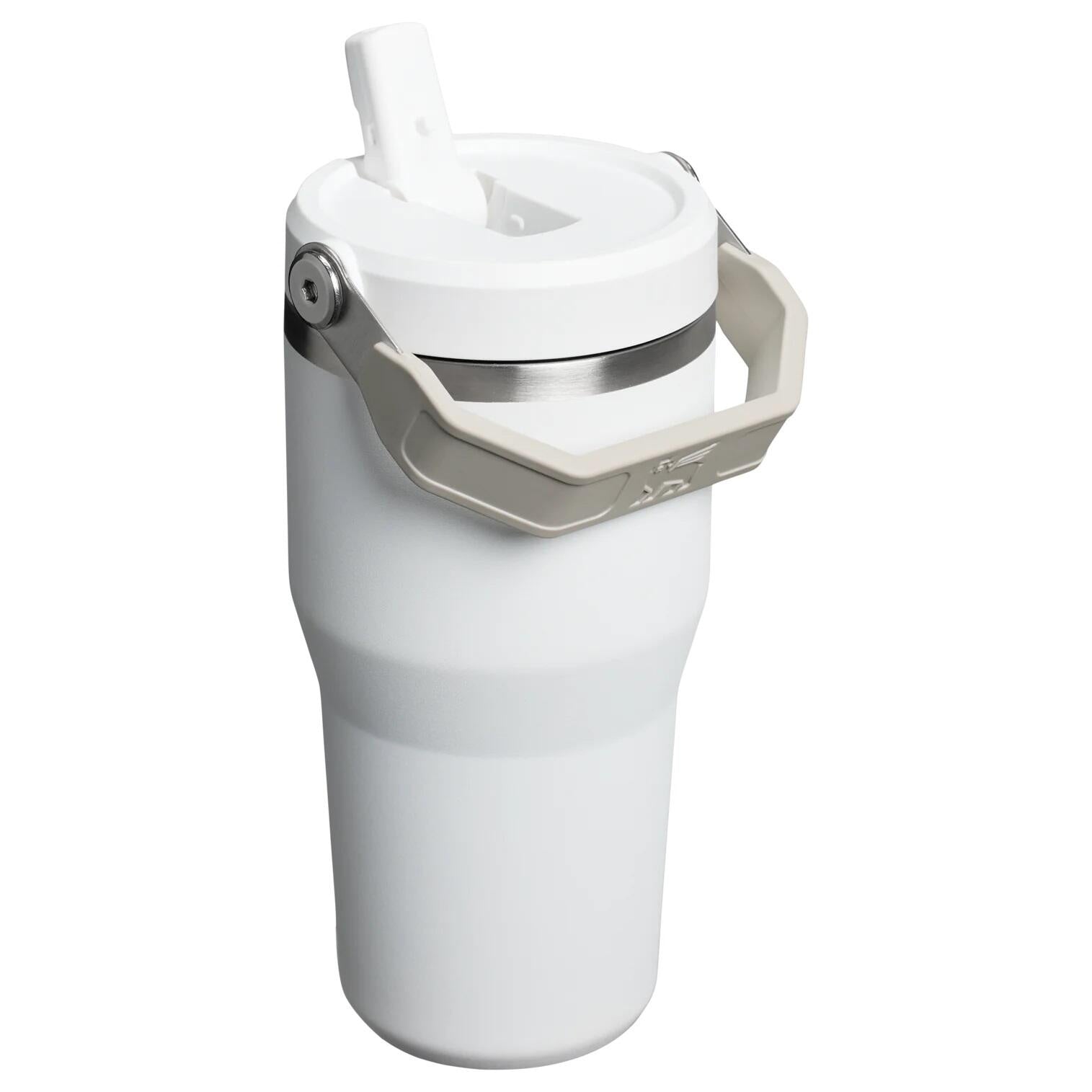 Thermoflasche ICELOW FLIP STRAW TUMBLER 0.6 L - Frost - Weiß