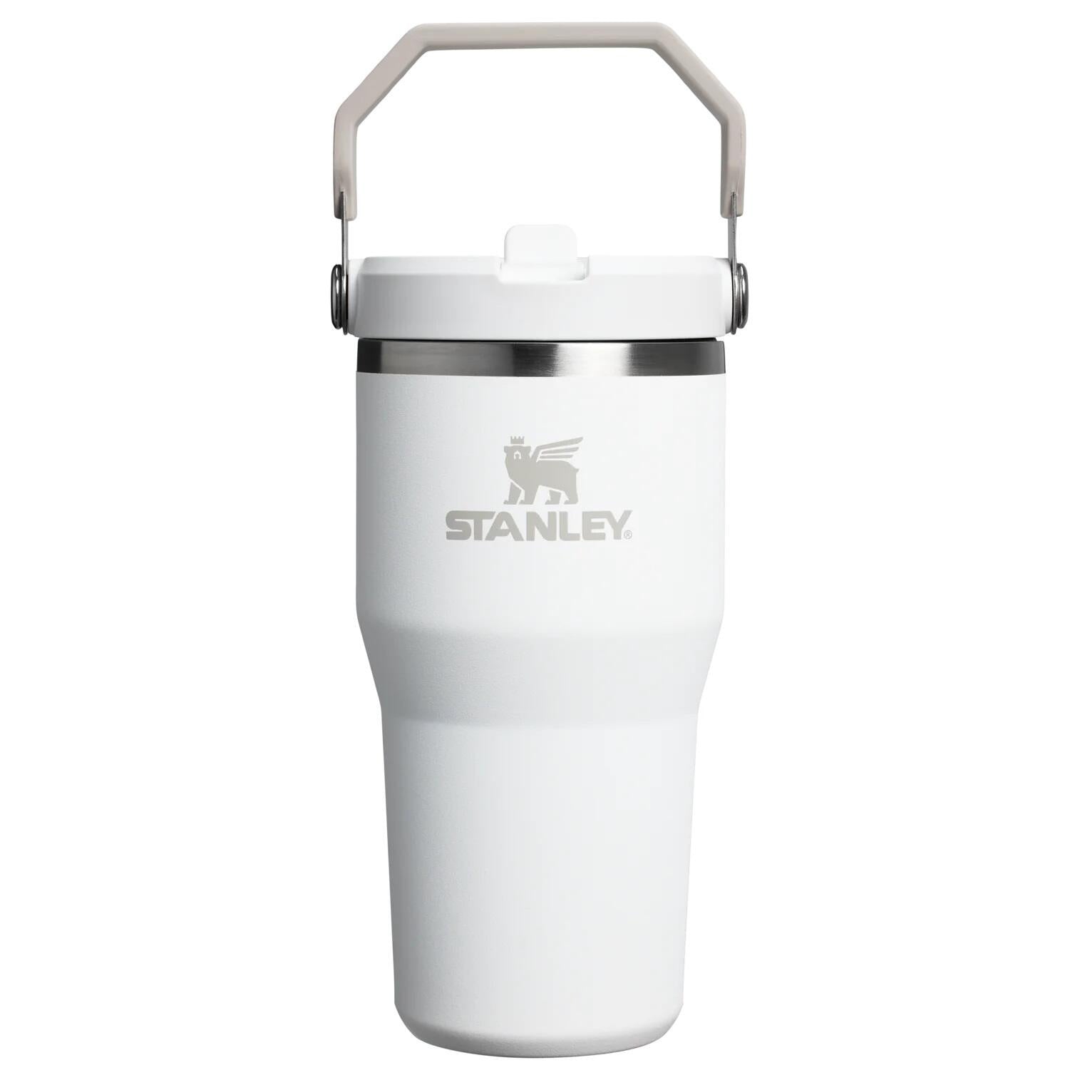 Thermoflasche ICELOW FLIP STRAW TUMBLER 0.6 L - Frost - Weiß