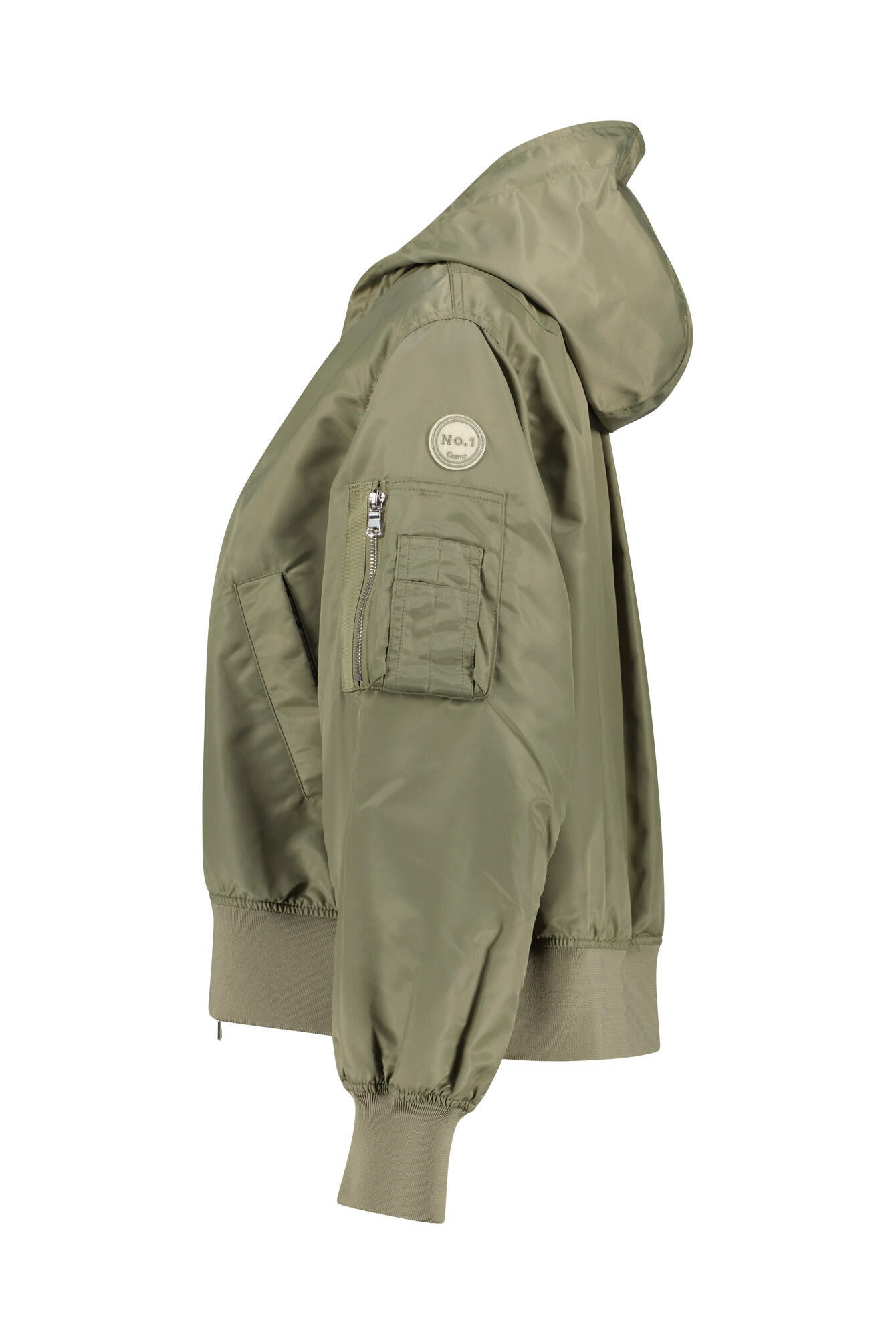 Bomberjacke CREEK mit Kapuze - 7600 Salbei - Grün