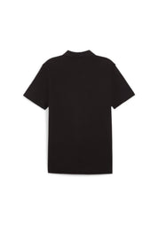 Kinder SPVG Haste Polo - 003-PUMA BLACK-PUMA WHITE - Schwarz