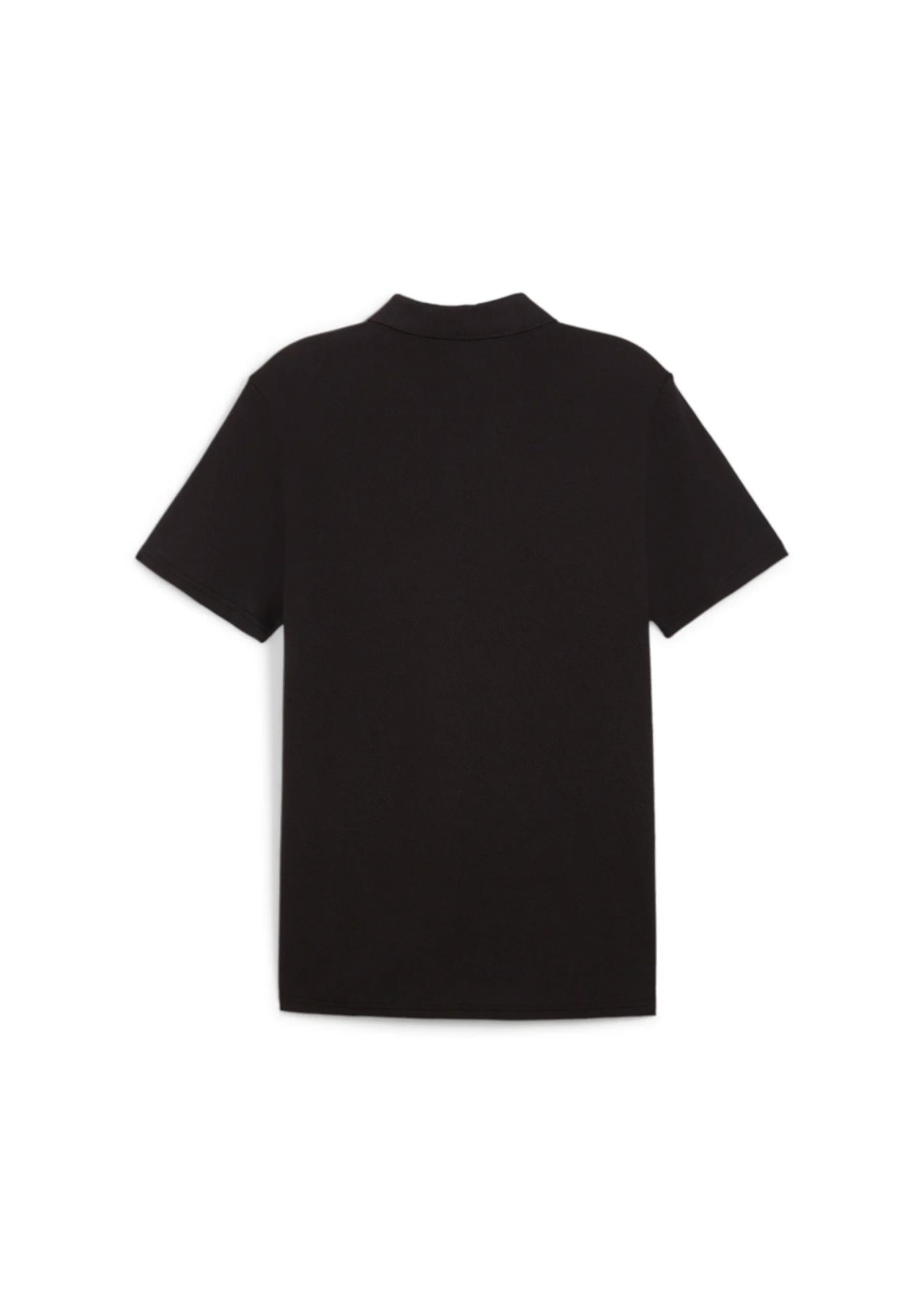 Kinder SPVG Haste Polo - 003-PUMA BLACK-PUMA WHITE - Schwarz