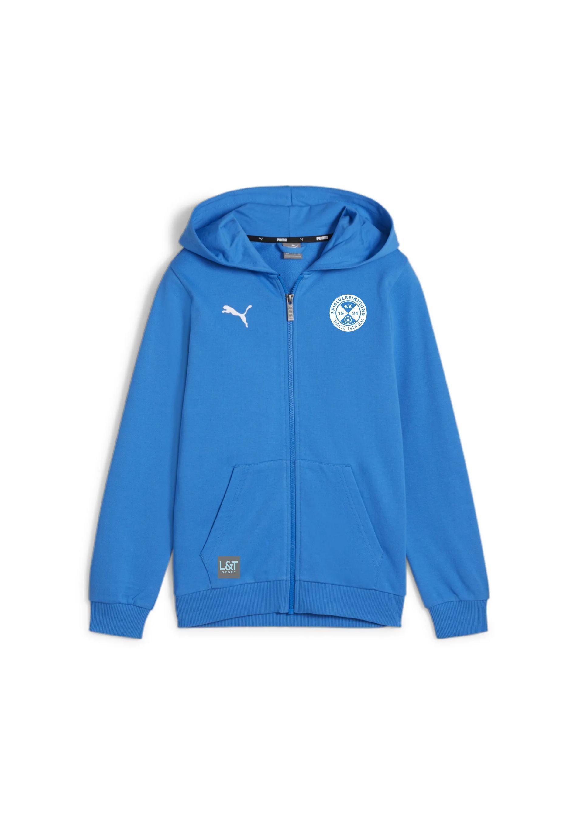 Kinder SPVG Haste Zipsweat - 002-IGNITE BLUE-PUMA WHITE - Blau