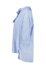 Bluse aus Baumwolle - 110 - Blau