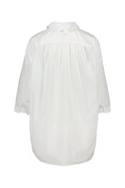 Bluse aus Baumwolle - Weiss - Weiß