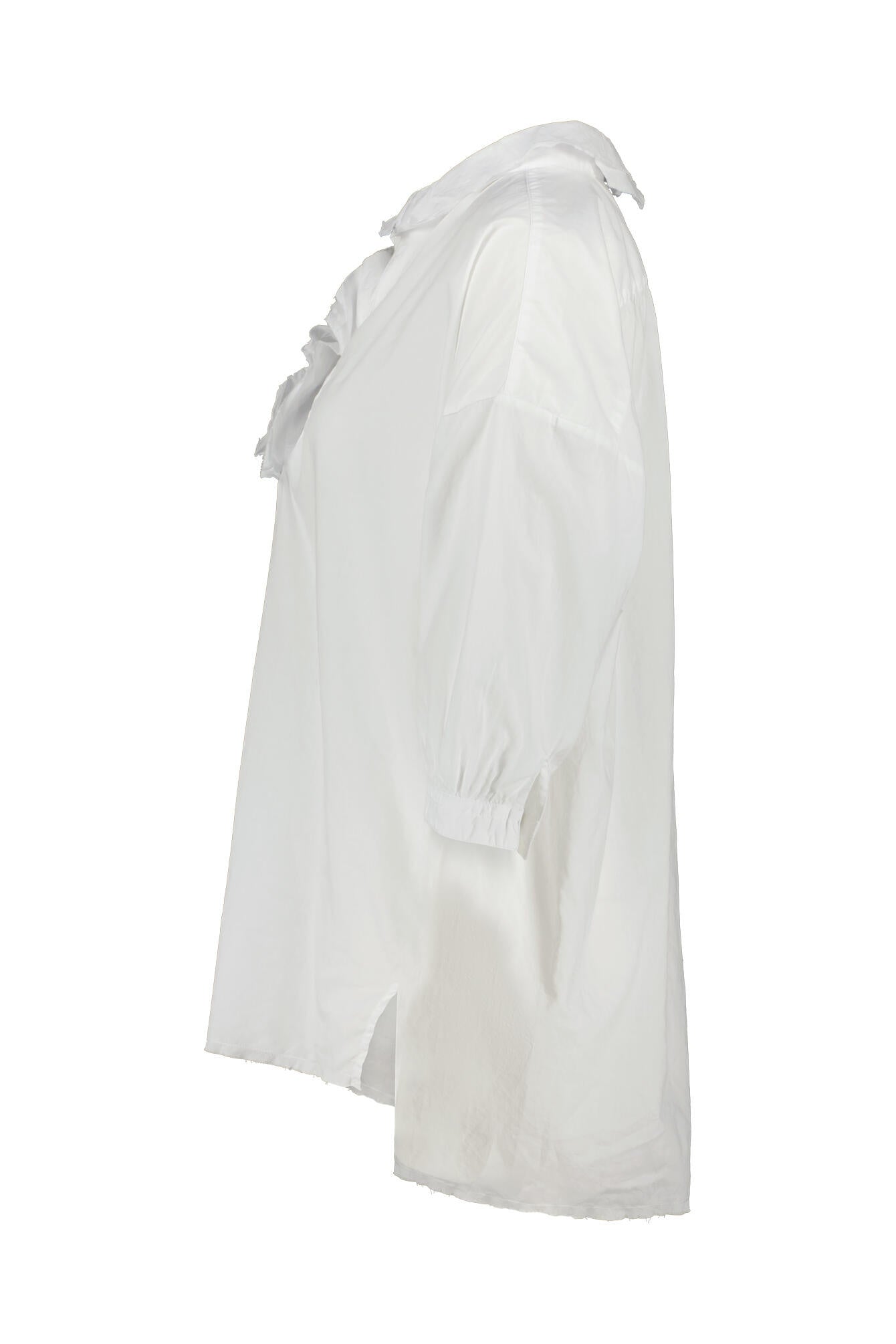 Bluse aus Baumwolle - Weiss - Weiß