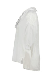 Bluse aus Baumwolle - Weiss - Weiß