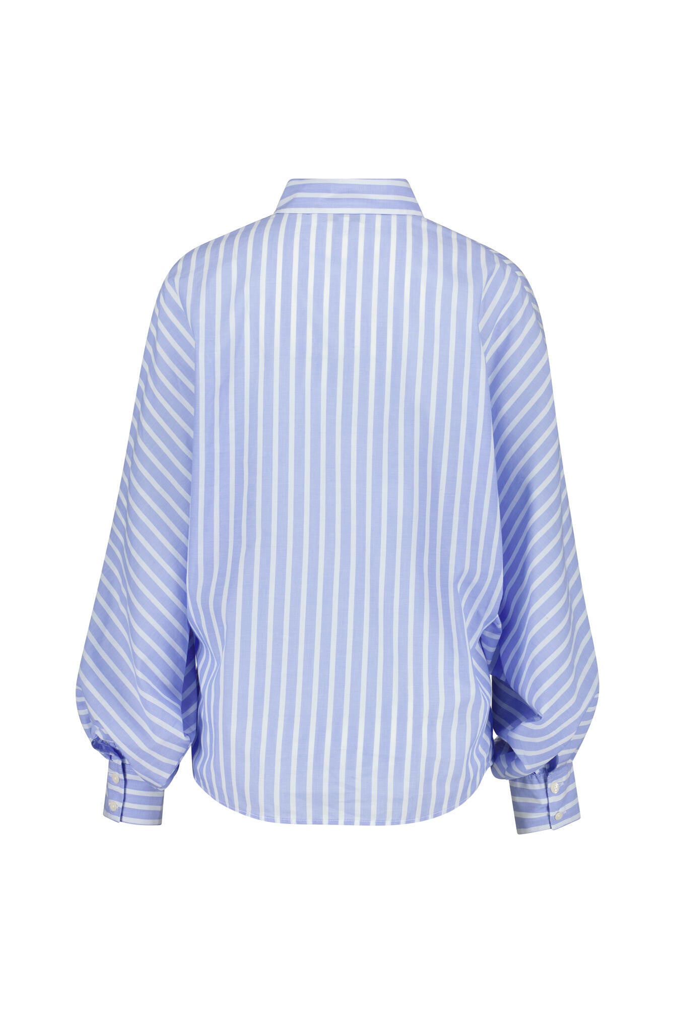 Bluse gestreift aus Baumwolle - Soft Stripes - Blau