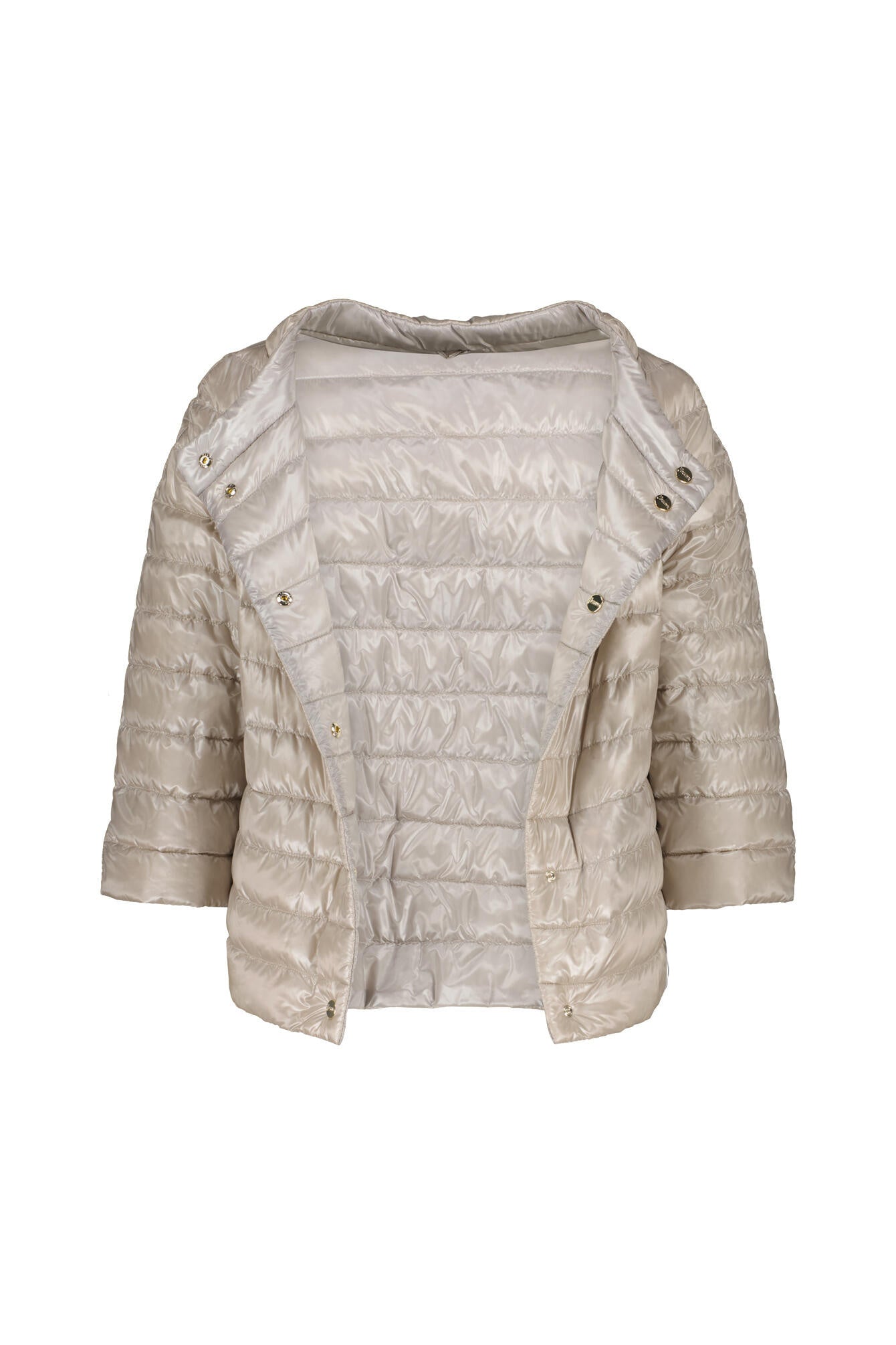 Daunenjacke mit U-Boot-Ausschnitt - 1994 - Beige
