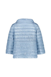 Daunenjacke mit U-Boot-Ausschnitt - 9021 - Blau