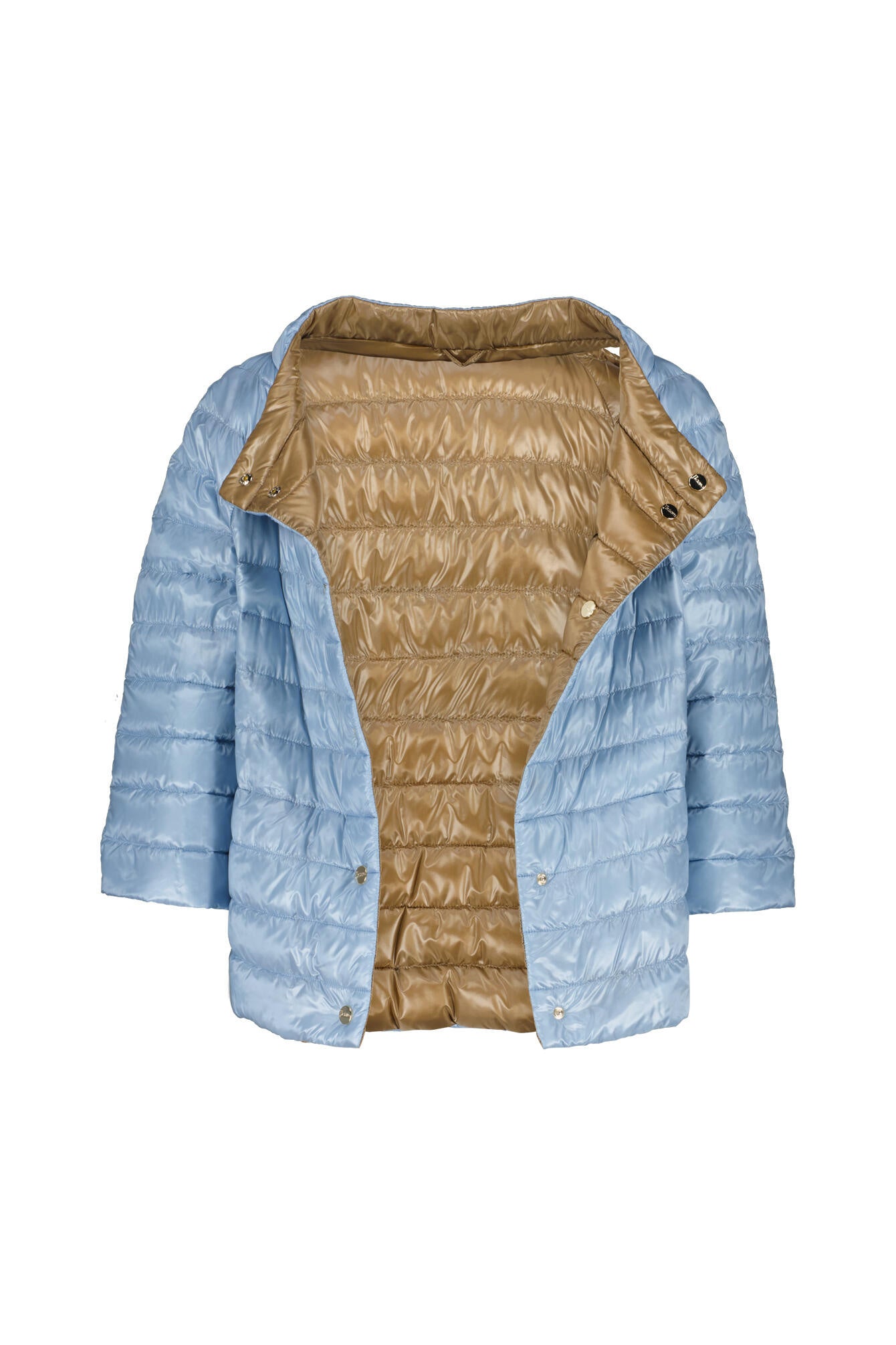 Daunenjacke mit U-Boot-Ausschnitt - 9021 - Blau