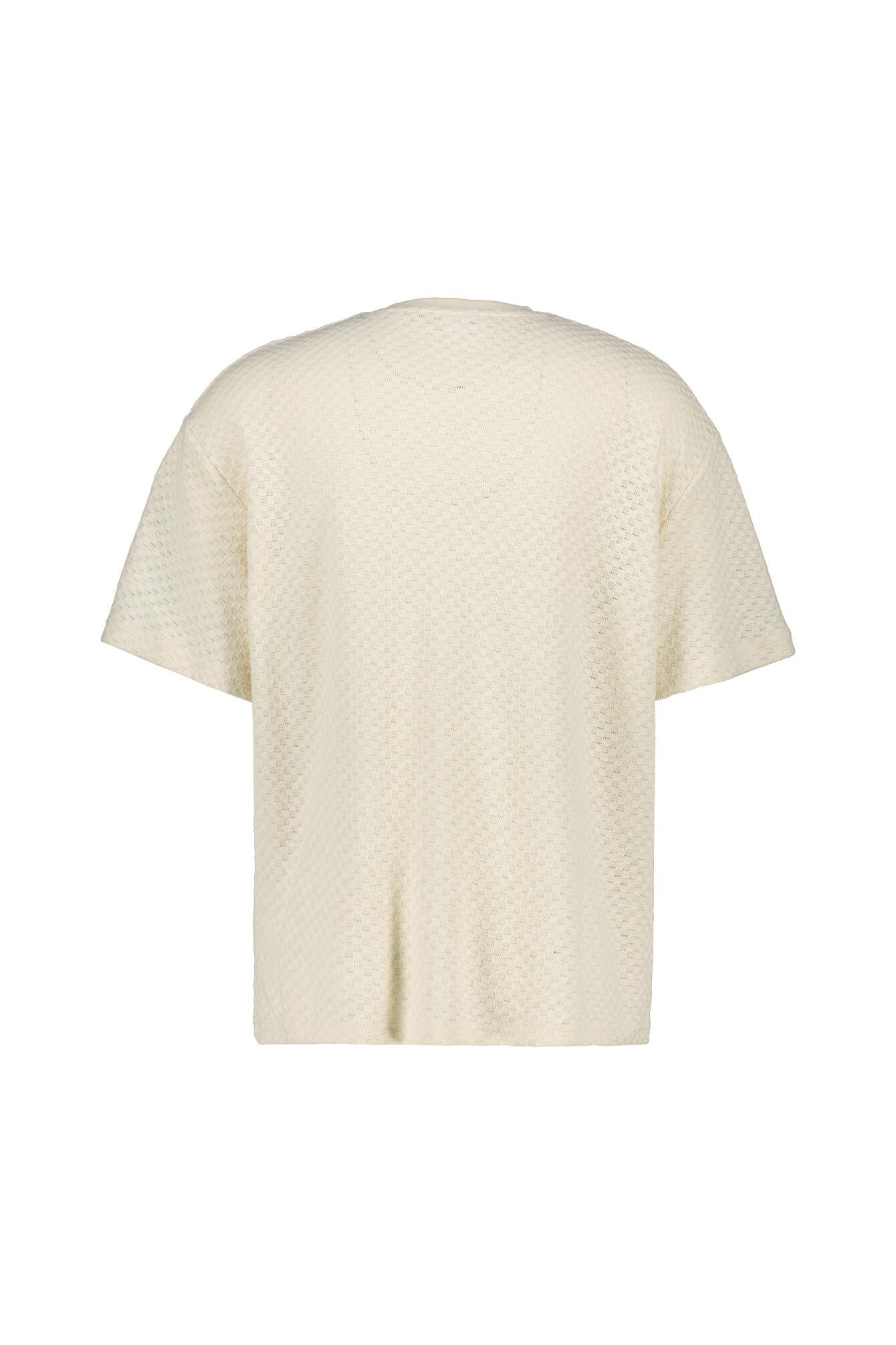 Strick-T-Shirt aus Bio-Baumwolle - 215 Ivory - Creme