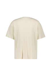 Strick-T-Shirt aus Bio-Baumwolle - 215 Ivory - Creme