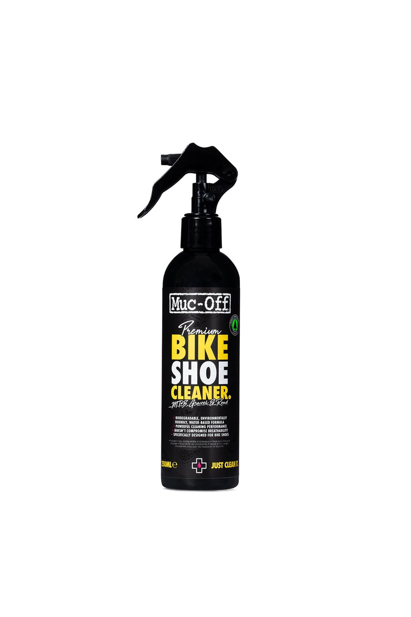 Premium Fahrradschuh-Reiniger 250ml - Schwarz