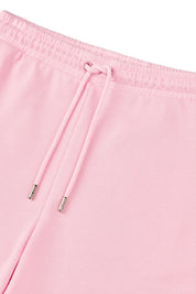 Sweat-Shorts aus Baumwolle - Soft Blush - Rosa