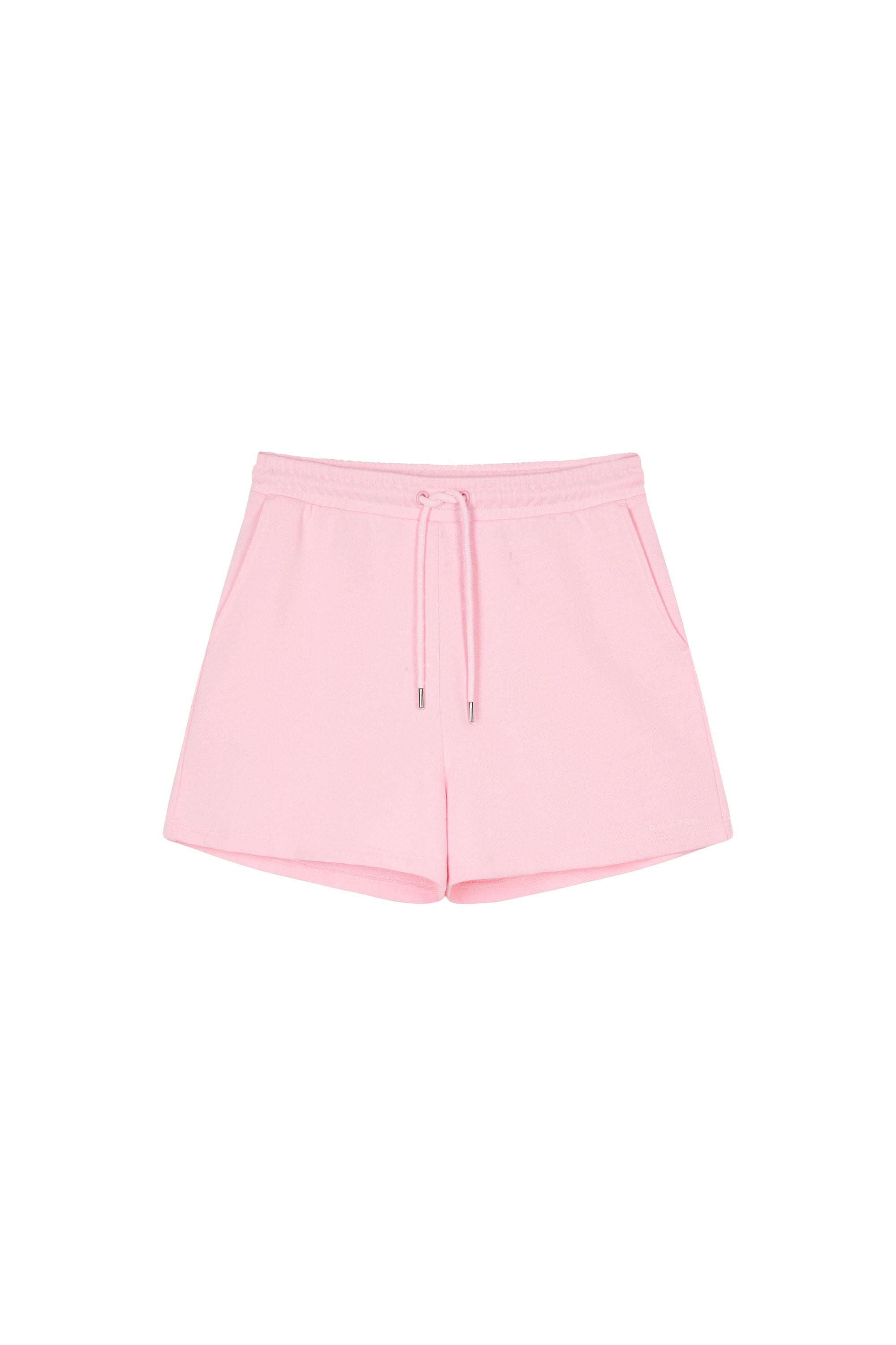 Sweat-Shorts aus Baumwolle - Soft Blush - Rosa