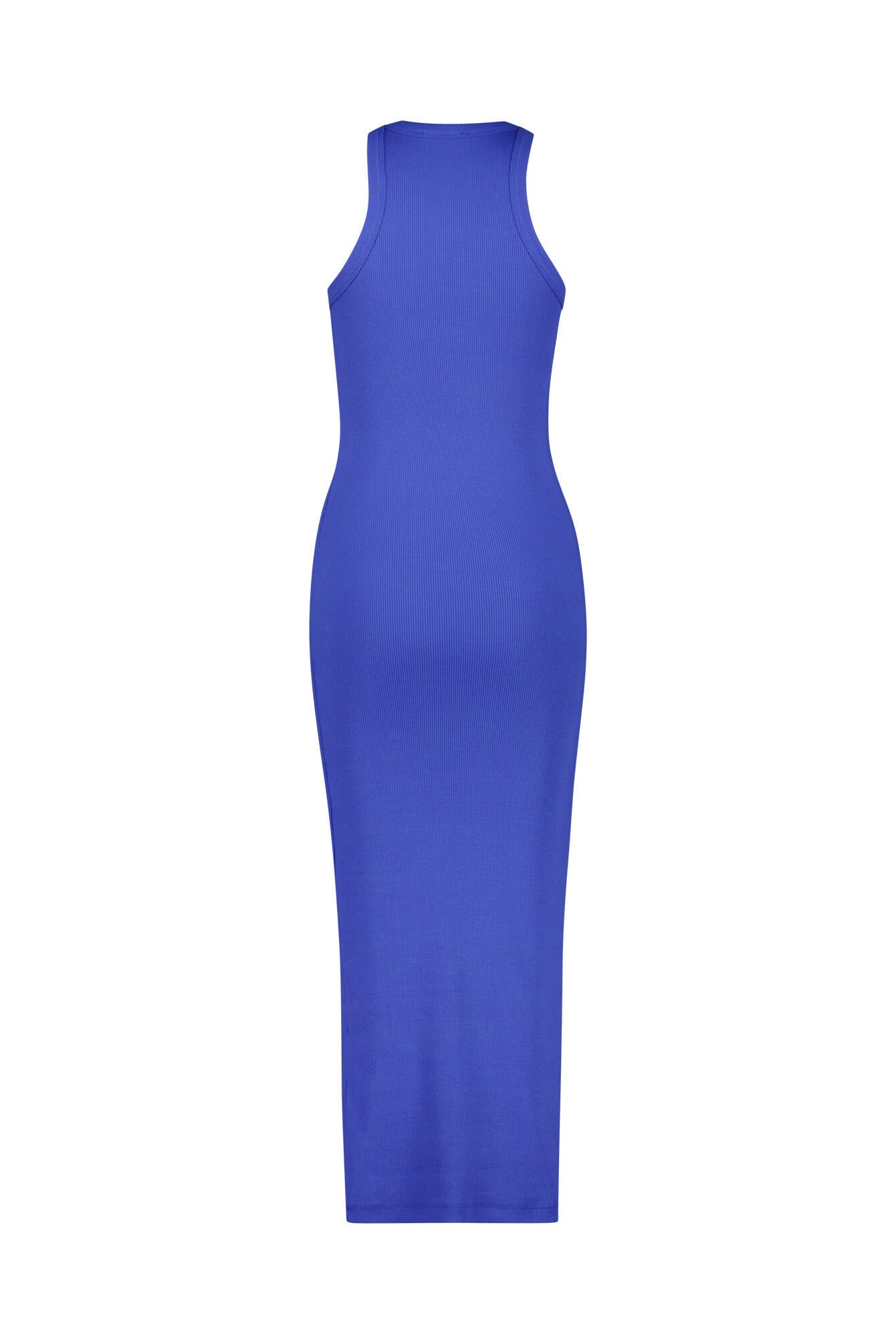 Schlauchkleid JANAH gerippt Midi - Amparo Blue - Blau