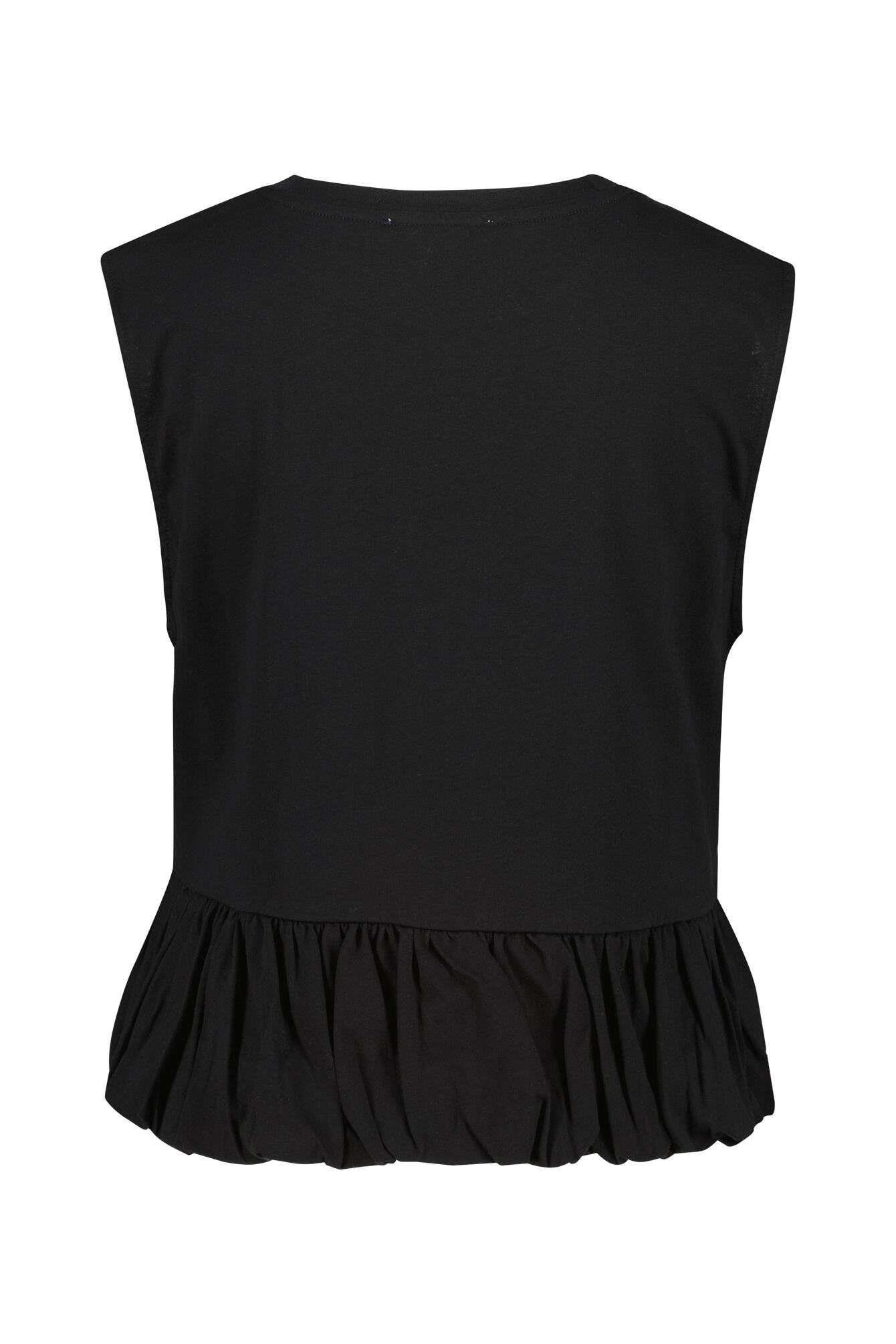 Top aus Bio-Baumwolle - Black - Schwarz