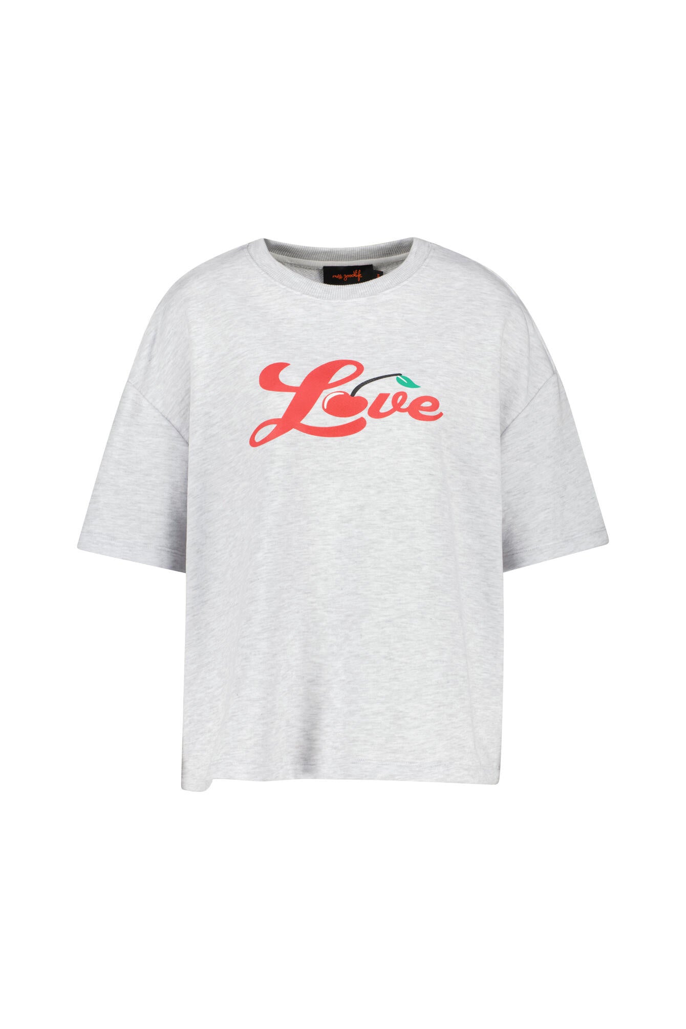 T-Shirt aus Baumwolle - 170 Lightgrey - Grau