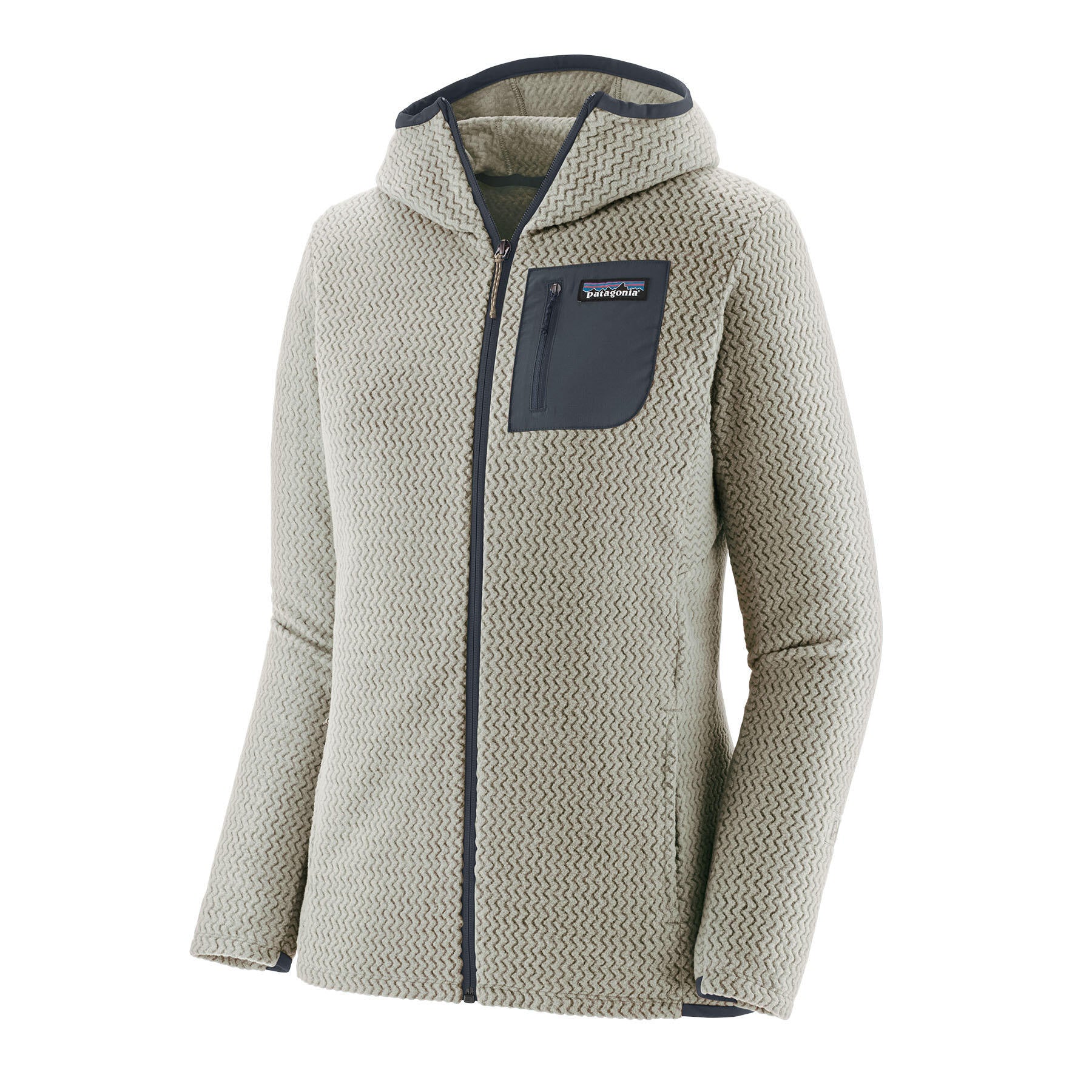 Unterziehjacke aus recyceltem Polyester - Wool White - Weiß