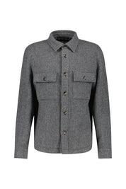 Jacke aus Schurwolle - Dark Grey Mel - Grau