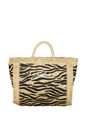 Handtasche COLETTE im Zebraprint - Zebra 0010 EMB - Beige