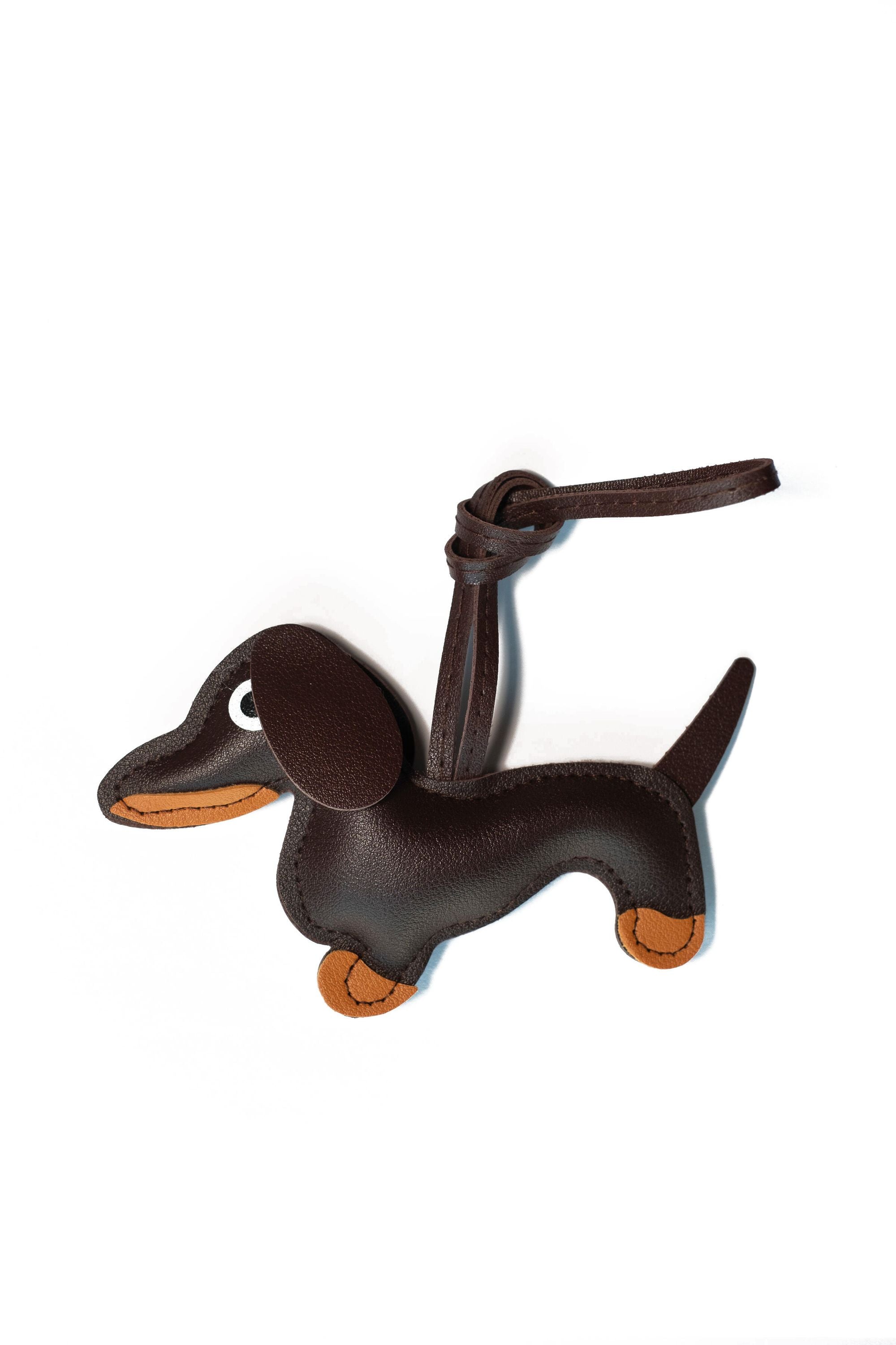 Anhänger WOOFY DACKEL CHARM - Braun - Braun