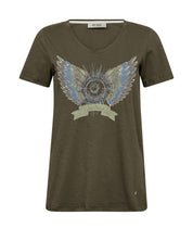 T-Shirt aus Baumwolle - 567 Sea Turtle - Grün