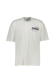T-Shirt oversized aus Bio-Baumwolle - Chalk white - Weiß