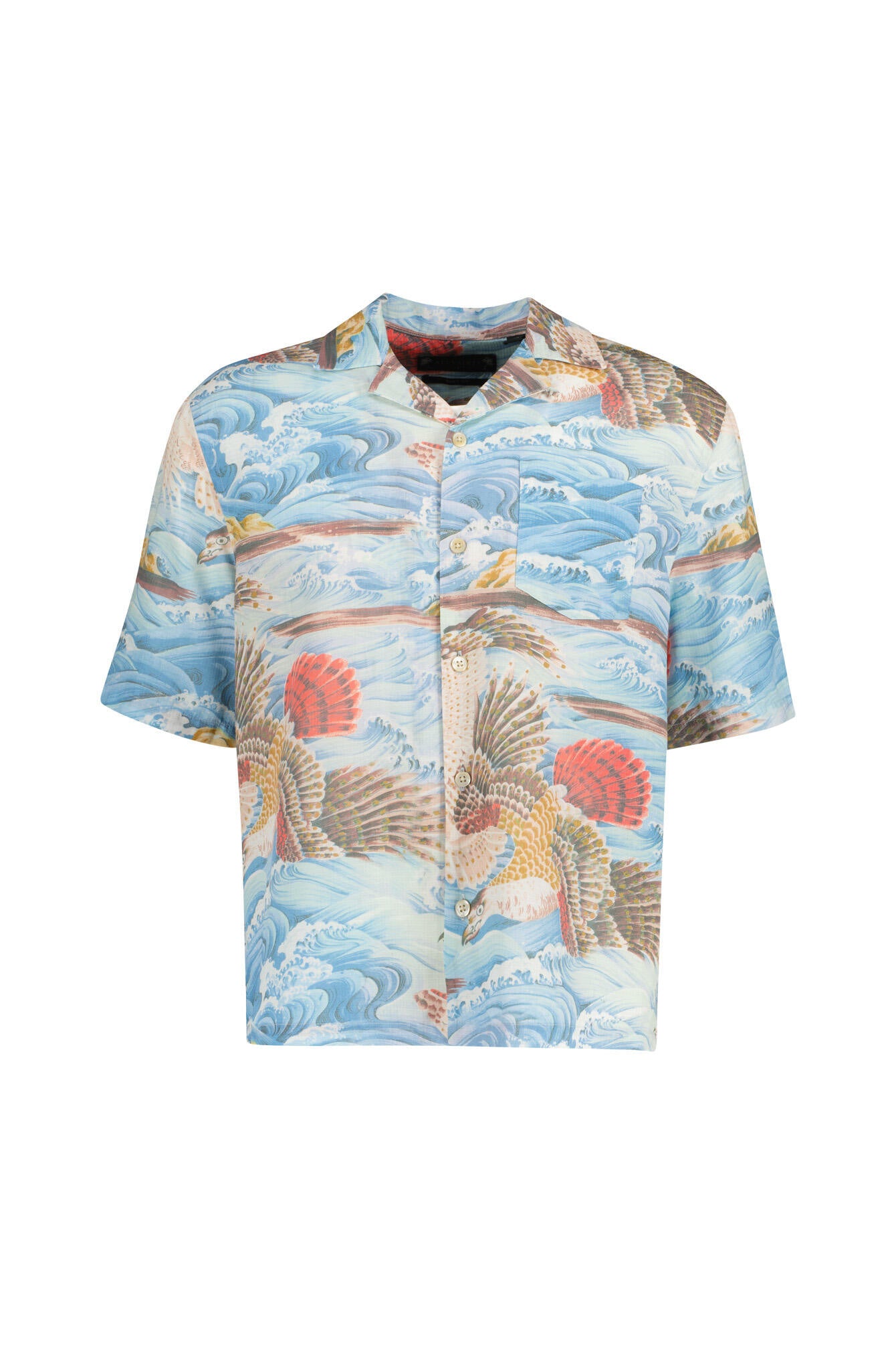 Freizeithemd Boxy Fit - Willow blue - Blau