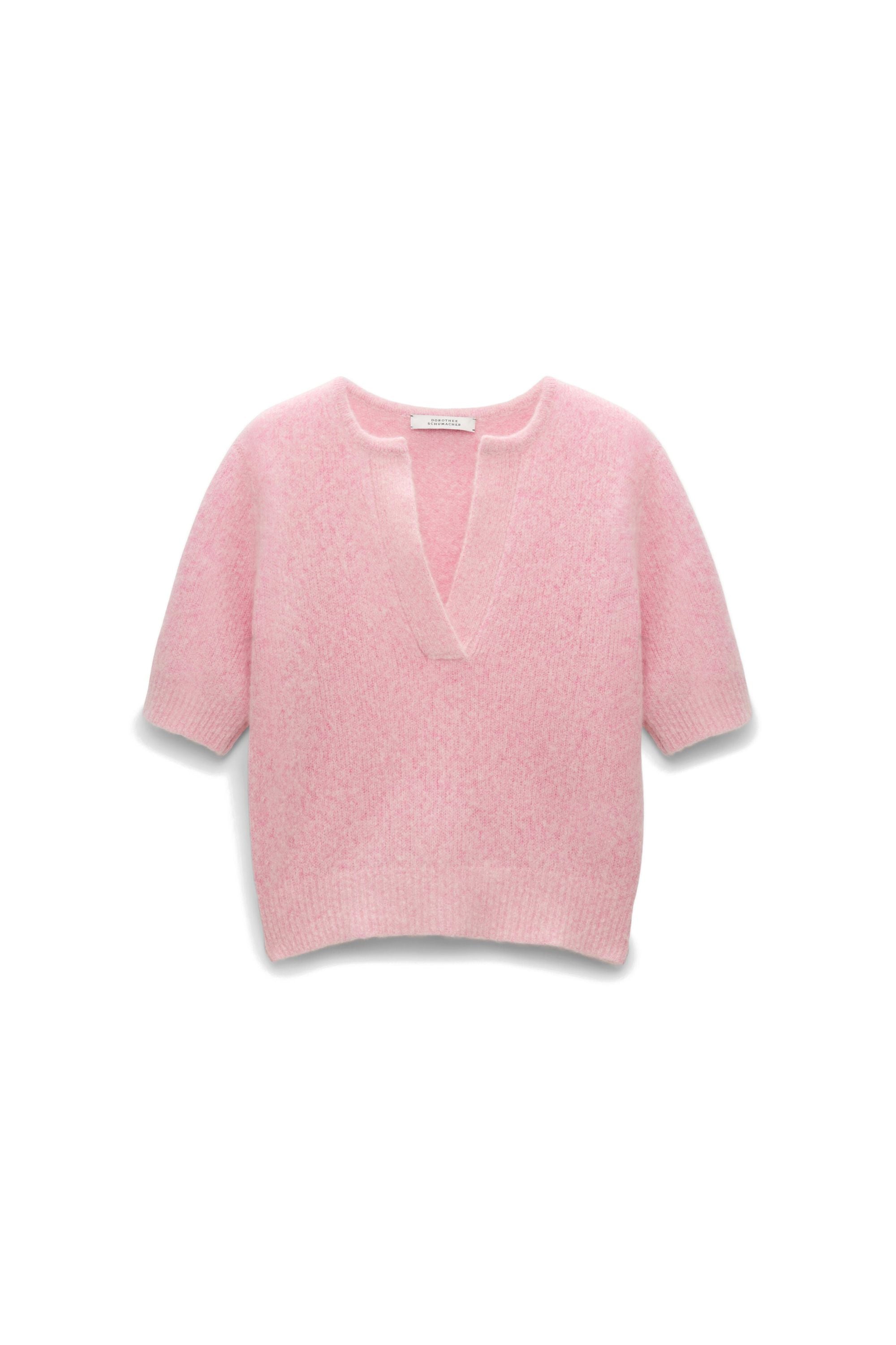 Strickshirt LUXURY LOVE aus Kaschmir - 427 Candy Pink - Rosa