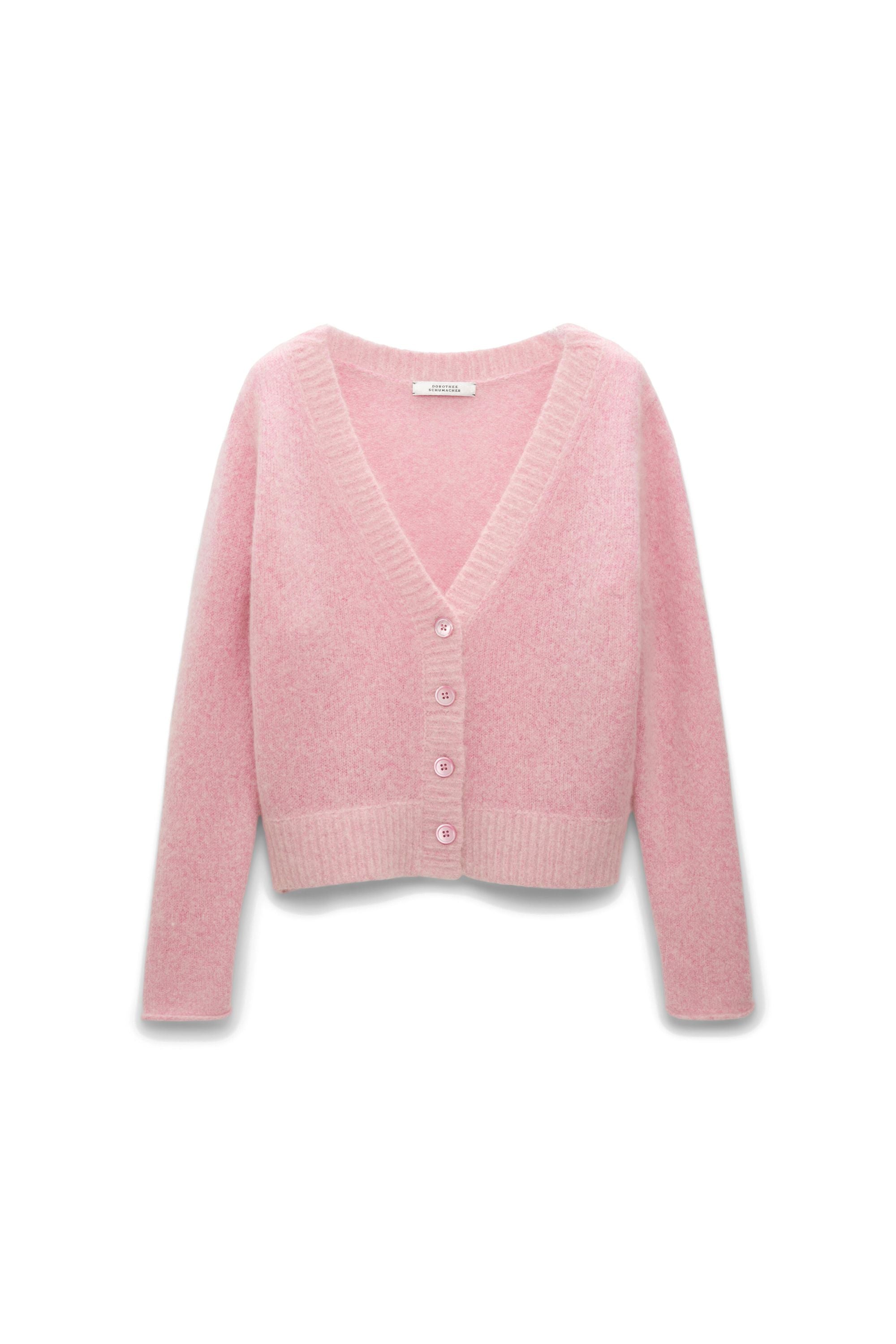 Strickcardigan LUXURY LOVE aus Kaschmir - 427 Candy Pink - Rosa