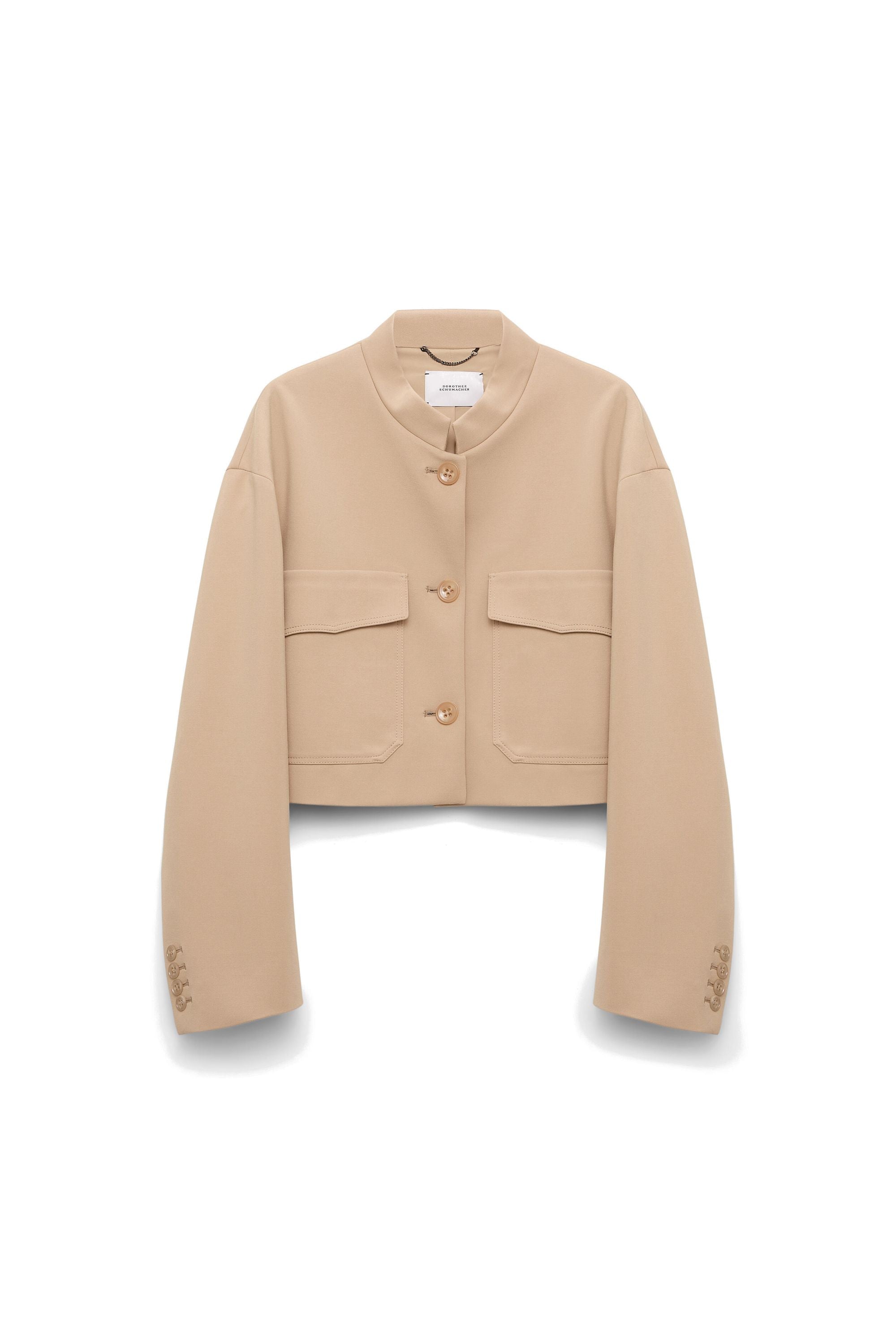 Übergangsjacke aus Viskosemix - 716 Tender Beige - Beige