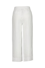 Leinenhose Relaxed Fit - White - Weiß