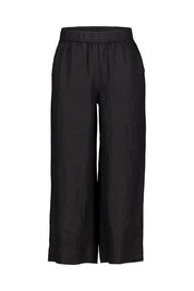 Leinenhose Relaxed Fit - Black - Schwarz