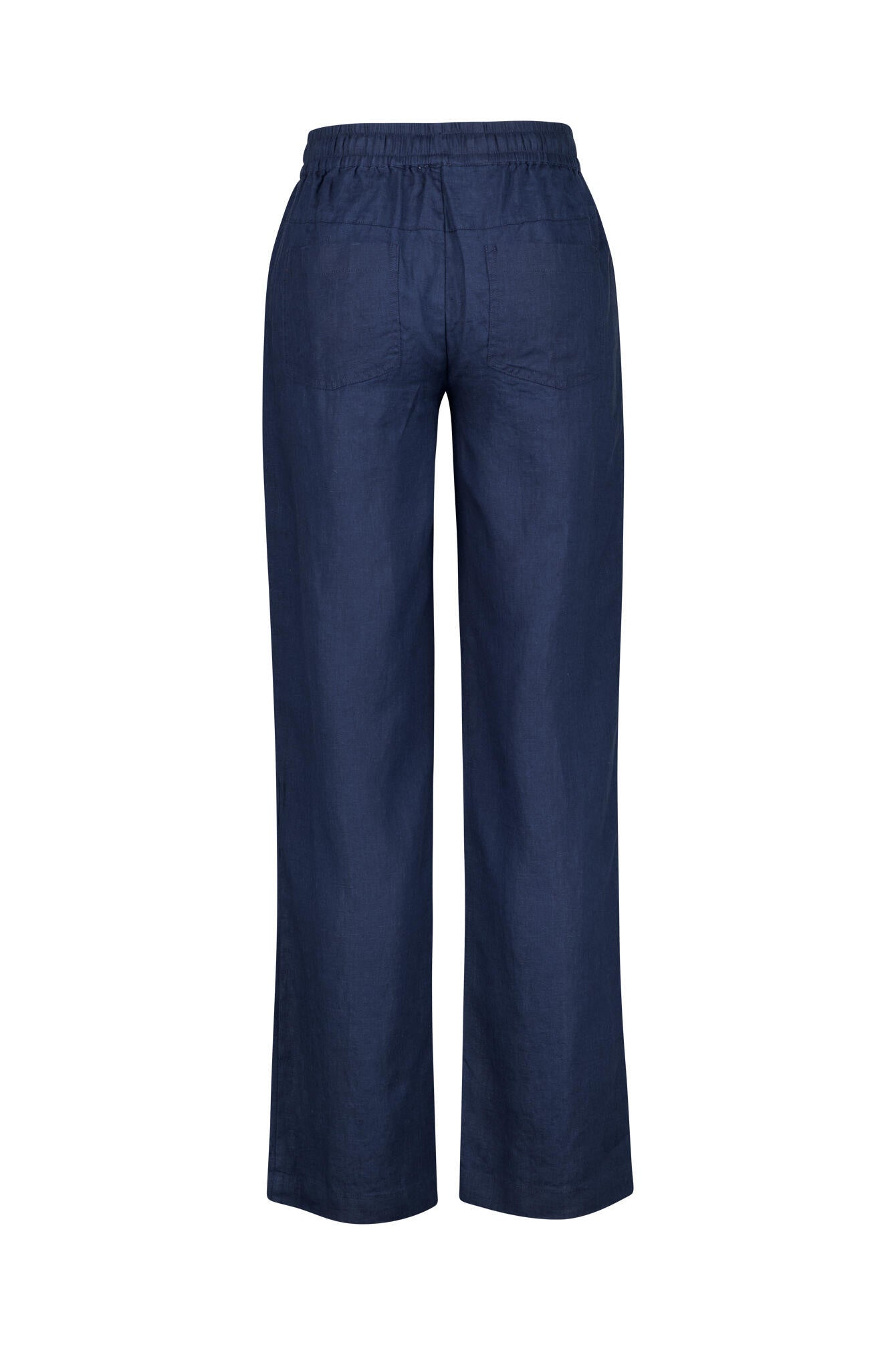 Leinenhose Relaxed Fit - Navy - Blau