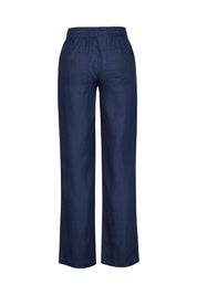 Leinenhose Relaxed Fit - Navy - Blau