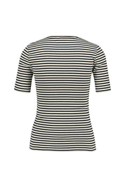 Langarmshirt ALESSIA - Multi - Schwarz | Weiß