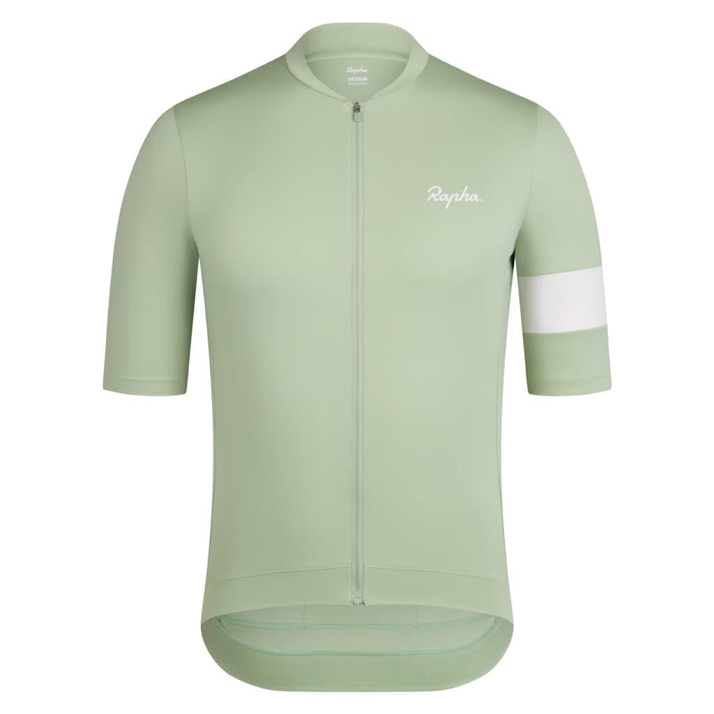 Fahrradtrikot CORE JERSEY - Reseda/White - Grün