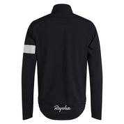 Fahrrad-Regenjacke PERTEX SHIELD - All Aboard/White - Schwarz