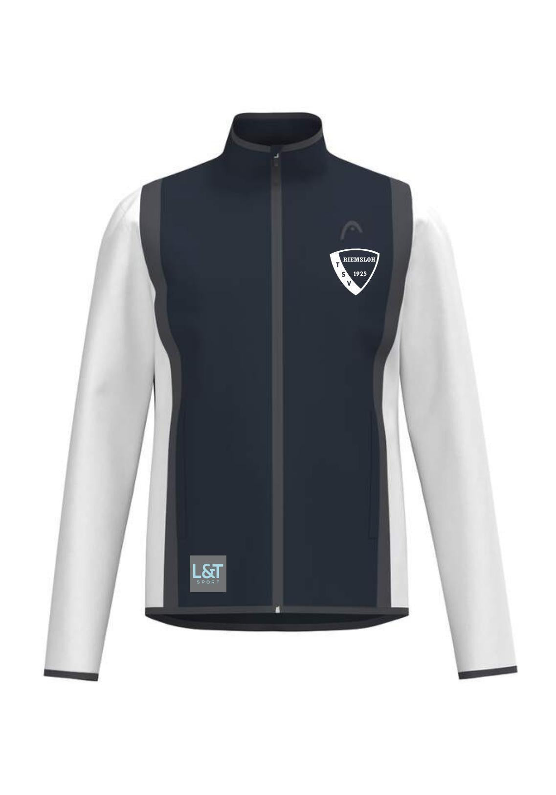 Damen TSV Riemsloh Trainingsjacke - NVWH-navy / white - Blau