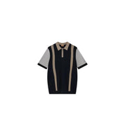 Zip Strickpolo - 469 Navy - Blau