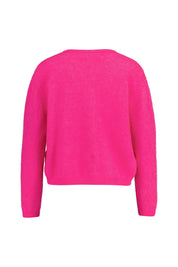 Strickjacke - Rose Fluo Ch - Pink