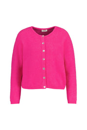 Strickjacke - Rose Fluo Ch - Pink