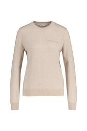Strickpullover aus Wollmix - 47A Sepia - Beige