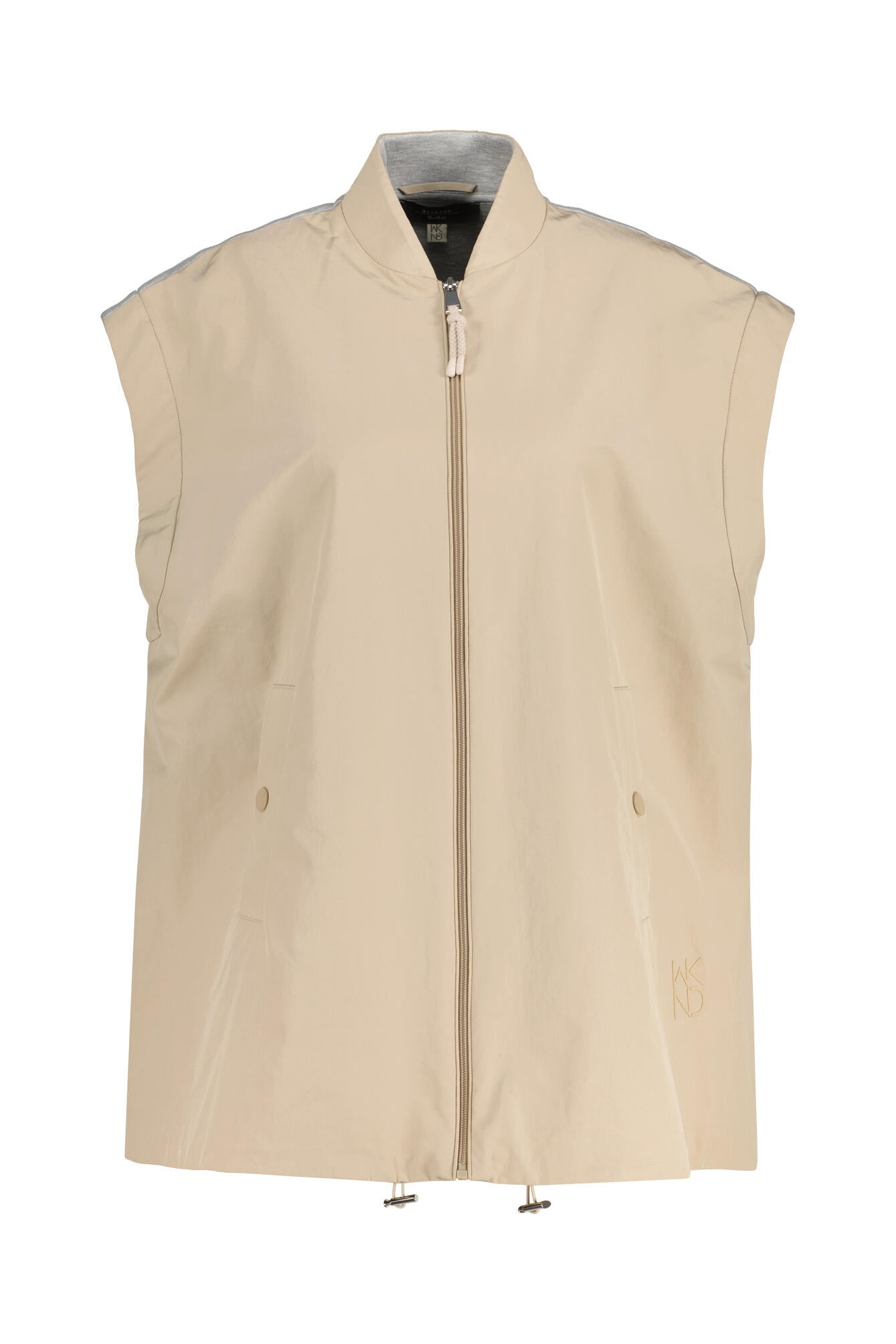 Weste LIMOSA mit Stehkragen - 001 - Beige