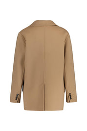 Wolljacke LUKAS mit Reversekragen - 033 - Braun