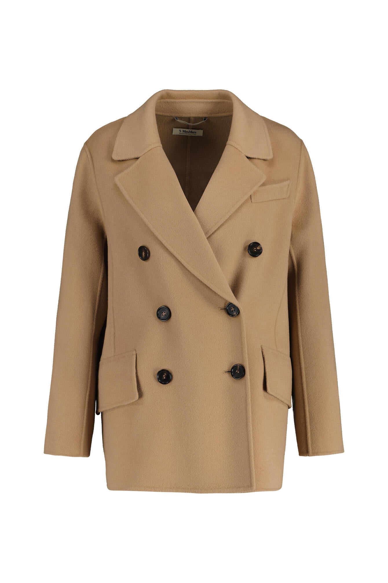Wolljacke LUKAS mit Reversekragen - 033 - Braun