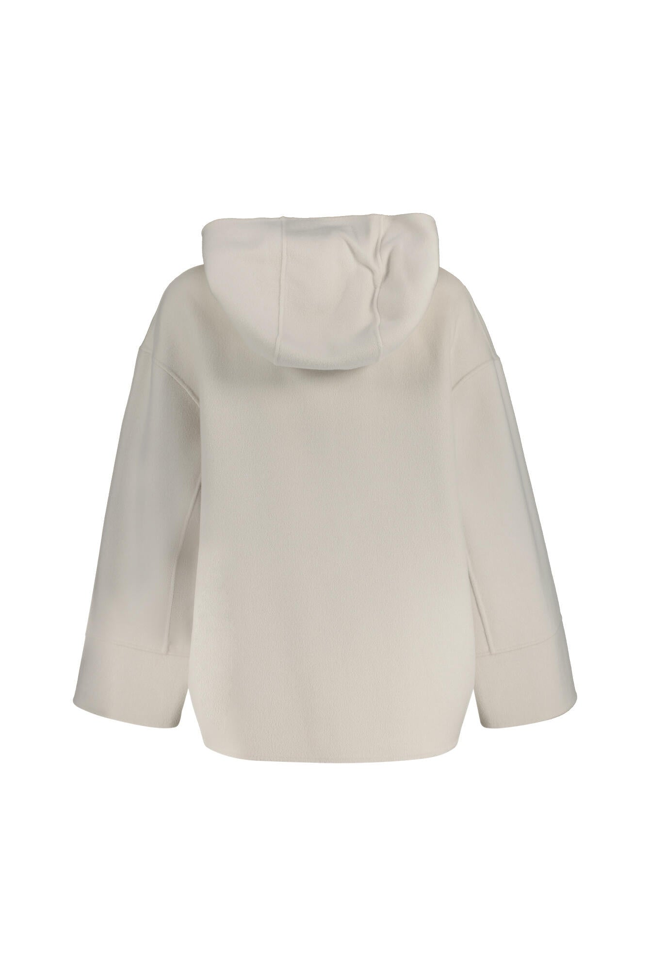 Wolljacke ROMINA mit Kapuze - 016 - Grau