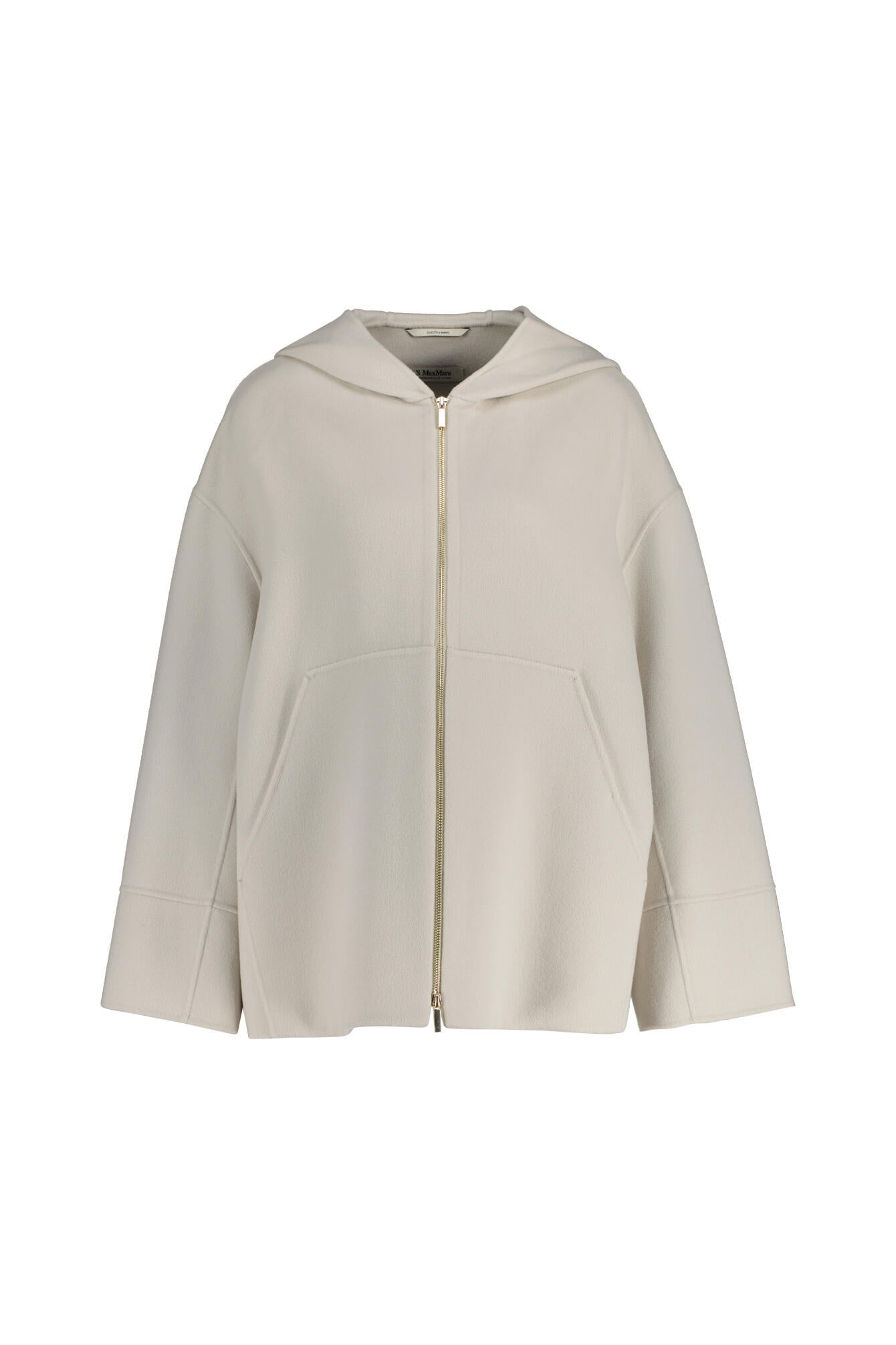 Wolljacke ROMINA mit Kapuze - 016 - Grau
